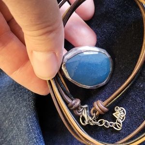 Silpada blue stone necklace